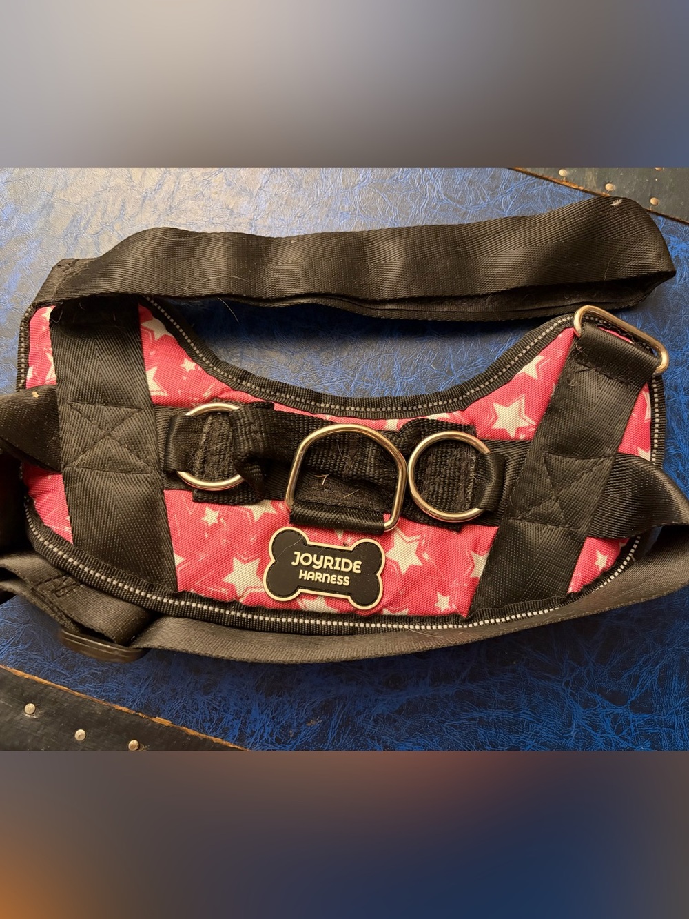 Joyride Star Print Pink Dog Harness